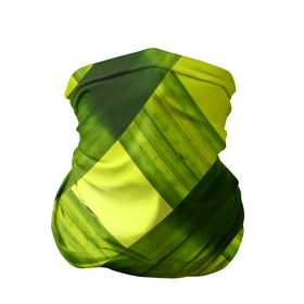Бандана-труба 3D с принтом Узор из натуральной травы в Белгороде, 100% полиэстер, ткань с особыми свойствами — Activecool | плотность 150‒180 г/м2; хорошо тянется, но сохраняет форму | 