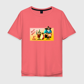 Мужская футболка хлопок Oversize с принтом Делай деньги Остров сокровищ в Белгороде, 100% хлопок | свободный крой, круглый ворот, “спинка” длиннее передней части | Тематика изображения на принте: 