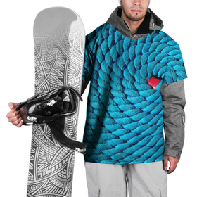 Накидка на куртку 3D с принтом Спираль   минимализм в Курске, 100% полиэстер |  | Тематика изображения на принте: 