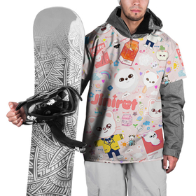 Накидка на куртку 3D с принтом skzoo Jinniret pattern cartoon avatar , 100% полиэстер |  | 