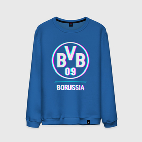 Мужской свитшот хлопок с принтом Borussia FC в стиле glitch в Екатеринбурге, 100% хлопок |  | Тематика изображения на принте: 
