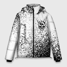 Мужская зимняя куртка 3D с принтом Nightwish и рок символ на светлом фоне в Новосибирске, верх — 100% полиэстер; подкладка — 100% полиэстер; утеплитель — 100% полиэстер | длина ниже бедра, свободный силуэт Оверсайз. Есть воротник-стойка, отстегивающийся капюшон и ветрозащитная планка. 

Боковые карманы с листочкой на кнопках и внутренний карман на молнии. | Тематика изображения на принте: 