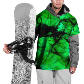 Накидка на куртку 3D с принтом Зеленый фантом в Санкт-Петербурге, 100% полиэстер |  | 
