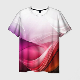 Мужская футболка 3D с принтом Кремовый дизайн , 100% полиэфир | прямой крой, круглый вырез горловины, длина до линии бедер | 