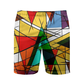 Мужские шорты спортивные с принтом Грубый абстрактный фон в Курске,  |  | 