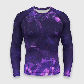 Мужской рашгард 3D с принтом Розовый неон в городе Новоалтайск,  |  | Тематика изображения на принте: 