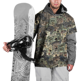 Накидка на куртку 3D с принтом Мануловый камуфляж в Курске, 100% полиэстер |  | Тематика изображения на принте: 