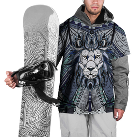 Накидка на куртку 3D с принтом Лев: царь зверей в Екатеринбурге, 100% полиэстер |  | 