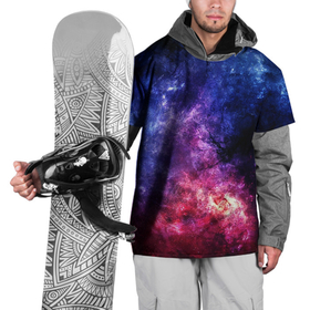 Накидка на куртку 3D с принтом Космическая туманность Млечного пути в Санкт-Петербурге, 100% полиэстер |  | 