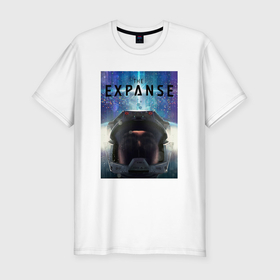 Мужская футболка хлопок Slim с принтом The Expanse art , 92% хлопок, 8% лайкра | приталенный силуэт, круглый вырез ворота, длина до линии бедра, короткий рукав | 