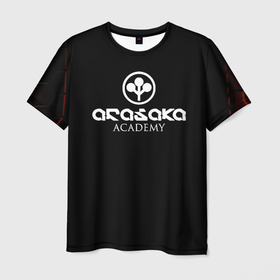 Мужская футболка 3D с принтом Киберпанк   Arasaka Academy в Белгороде, 100% полиэфир | прямой крой, круглый вырез горловины, длина до линии бедер | Тематика изображения на принте: 