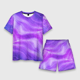 Мужской костюм с шортами 3D с принтом Розовый неон в городе Новоалтайск,  |  | Тематика изображения на принте: 