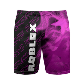 Мужские шорты спортивные с принтом Roblox pro gaming: по вертикали ,  |  | 