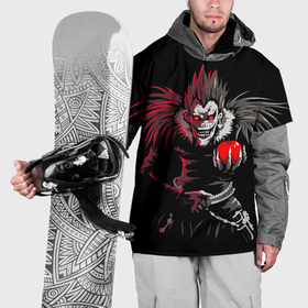 Накидка на куртку 3D с принтом Тетрадь смерти   Рюк , 100% полиэстер |  | Тематика изображения на принте: 