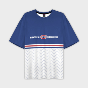Мужская футболка oversize 3D с принтом Клуб НХЛ Монреаль Канадиенс в Курске,  |  | 