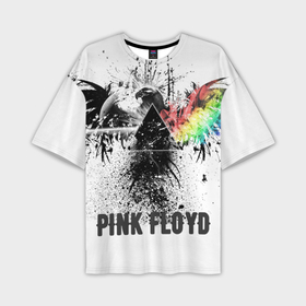 Мужская футболка oversize 3D с принтом Pink Floyd   орёл в Кировске,  |  | 