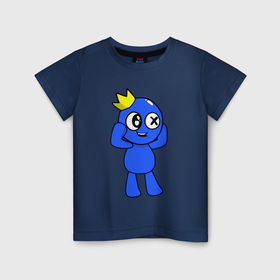 Детская футболка хлопок с принтом Rainbow Friends в Курске, 100% хлопок | круглый вырез горловины, полуприлегающий силуэт, длина до линии бедер | 