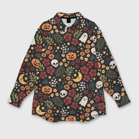 Мужская рубашка oversize 3D с принтом Осенний карнавал в Курске,  |  | 