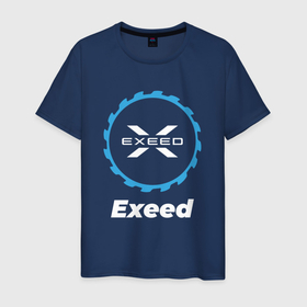 Мужская футболка хлопок с принтом Exeed в стиле Top Gear в Петрозаводске, 100% хлопок | прямой крой, круглый вырез горловины, длина до линии бедер, слегка спущенное плечо. | 