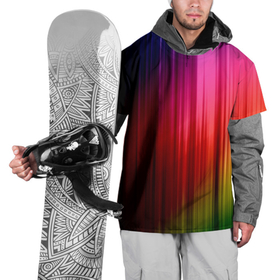 Накидка на куртку 3D с принтом Цветной спектр в Петрозаводске, 100% полиэстер |  | 