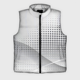Мужской жилет утепленный 3D с принтом Стальной градиент в Ухте,  |  | 
