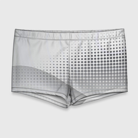 Мужские купальные плавки 3D с принтом Стальной градиент в Ухте, Полиэстер 85%, Спандекс 15% |  | 