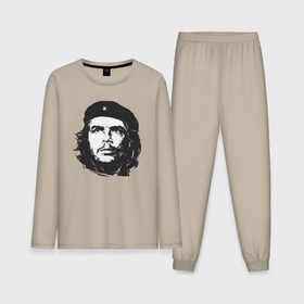 Мужская пижама хлопок (с лонгсливом) с принтом Че Гевара   рисунок в Тюмени,  |  | 