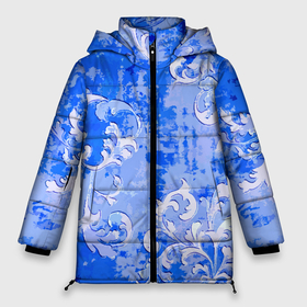 Женская зимняя куртка Oversize с принтом Растительный орнамент   паттерн в Новосибирске, верх — 100% полиэстер; подкладка — 100% полиэстер; утеплитель — 100% полиэстер | длина ниже бедра, силуэт Оверсайз. Есть воротник-стойка, отстегивающийся капюшон и ветрозащитная планка. 

Боковые карманы с листочкой на кнопках и внутренний карман на молнии | 