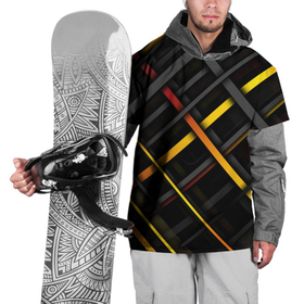 Накидка на куртку 3D с принтом Цветные переплетающиеся линии в Курске, 100% полиэстер |  | 