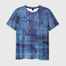 Мужская футболка 3D с принтом Jeans life    rag в Курске, 100% полиэфир | прямой крой, круглый вырез горловины, длина до линии бедер | 