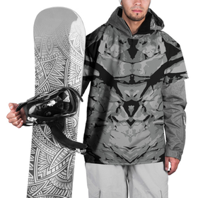 Накидка на куртку 3D с принтом Каменный страж в Тюмени, 100% полиэстер |  | 