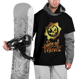 Накидка на куртку 3D с принтом Sea of thieves шестеренка , 100% полиэстер |  | 