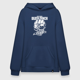 Худи SuperOversize хлопок с принтом FFDP skull в Тюмени, 70% хлопок, 30% полиэстер, мягкий начес внутри | карман-кенгуру, эластичная резинка на манжетах и по нижней кромке, двухслойный капюшон
 | 