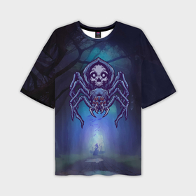 Мужская футболка OVERSIZE 3D с принтом Смертельный паук в Тюмени,  |  | 