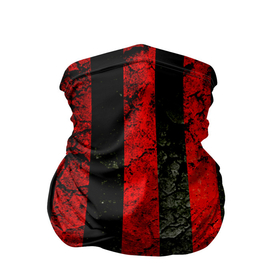 Бандана-труба 3D с принтом красно черный фон в полоску в Белгороде, 100% полиэстер, ткань с особыми свойствами — Activecool | плотность 150‒180 г/м2; хорошо тянется, но сохраняет форму | Тематика изображения на принте: 