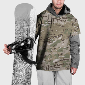 Накидка на куртку 3D с принтом Мультикам камуфляж в Санкт-Петербурге, 100% полиэстер |  | 