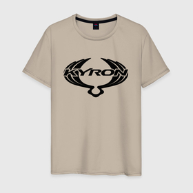 Мужская футболка хлопок с принтом SsangYong Kyron в Петрозаводске, 100% хлопок | прямой крой, круглый вырез горловины, длина до линии бедер, слегка спущенное плечо. | Тематика изображения на принте: 