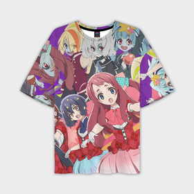 Мужская футболка OVERSIZE 3D с принтом All   Zombieland Saga Revenge в Новосибирске,  |  | Тематика изображения на принте: 