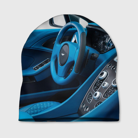 Шапка 3D с принтом Aston Martin Vanquish Volante   salon   cabriolet в Петрозаводске, 100% полиэстер | универсальный размер, печать по всей поверхности изделия | 