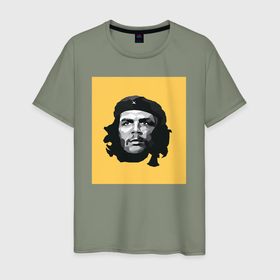 Мужская футболка хлопок с принтом Че Гевара , 100% хлопок | прямой крой, круглый вырез горловины, длина до линии бедер, слегка спущенное плечо. | 