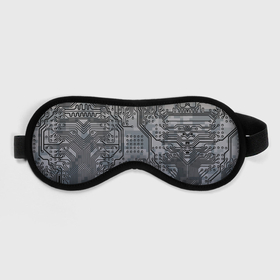 Маска для сна 3D с принтом Electronic pixel camouflage в Петрозаводске, внешний слой — 100% полиэфир, внутренний слой — 100% хлопок, между ними — поролон |  | 
