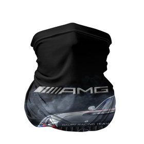 Бандана-труба 3D с принтом Mercedes AMG   racing team   motorsport в Курске, 100% полиэстер, ткань с особыми свойствами — Activecool | плотность 150‒180 г/м2; хорошо тянется, но сохраняет форму | Тематика изображения на принте: 