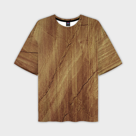 Мужская футболка OVERSIZE 3D с принтом Деревянная текстура в Новосибирске,  |  | 
