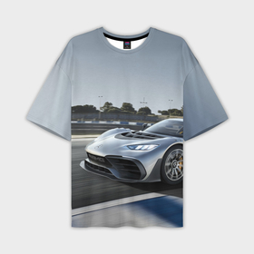 Мужская футболка OVERSIZE 3D с принтом Mercedes AMG   racing team   motorsport в Курске,  |  | Тематика изображения на принте: 