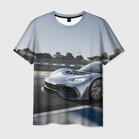 Мужская футболка 3D с принтом Mercedes AMG   racing team   motorsport в Курске, 100% полиэфир | прямой крой, круглый вырез горловины, длина до линии бедер | Тематика изображения на принте: 