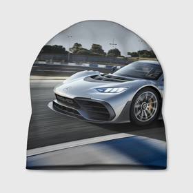 Шапка 3D с принтом Mercedes AMG   racing team   motorsport в Кировске, 100% полиэстер | универсальный размер, печать по всей поверхности изделия | 