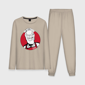 Мужская пижама хлопок (с лонгсливом) с принтом Доктор Ливси   KFC Edition ,  |  | 