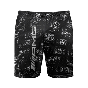 Мужские шорты спортивные с принтом AMG   pattern   minimalism ,  |  | Тематика изображения на принте: 