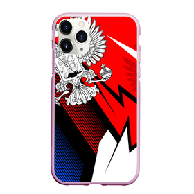 Чехол для iPhone 11 Pro Max матовый с принтом Герб России   спортивный в Курске, Силикон |  | 