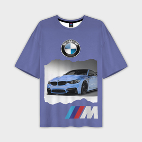 Мужская футболка OVERSIZE 3D с принтом BMW тюнинг ,  |  | 